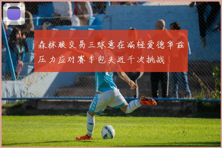 森林狼交易三球意在减轻爱德华兹压力应对赛季包夹近千次挑战